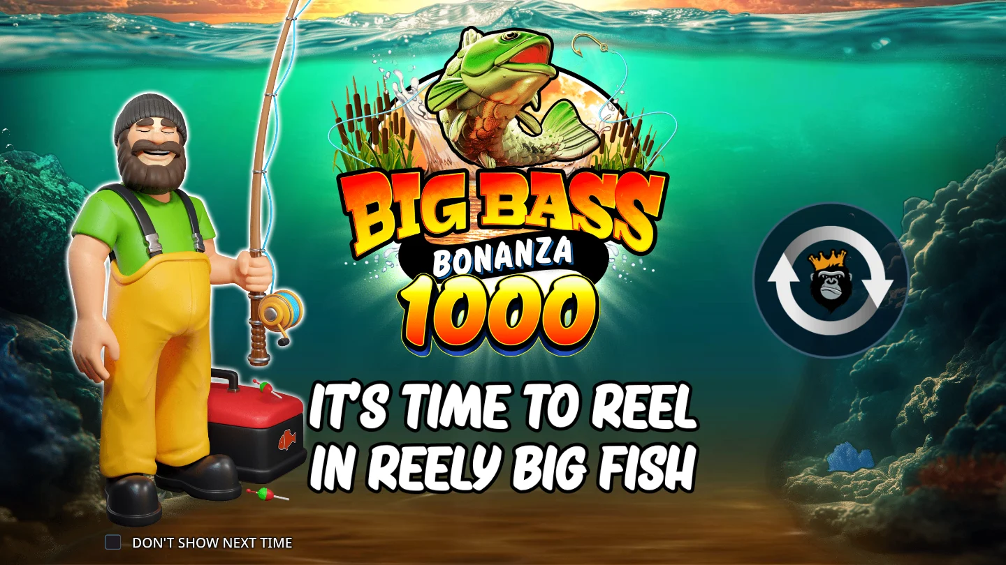 Big Bass Bonanza 1000: Titelmotiv der offiziellen Demo