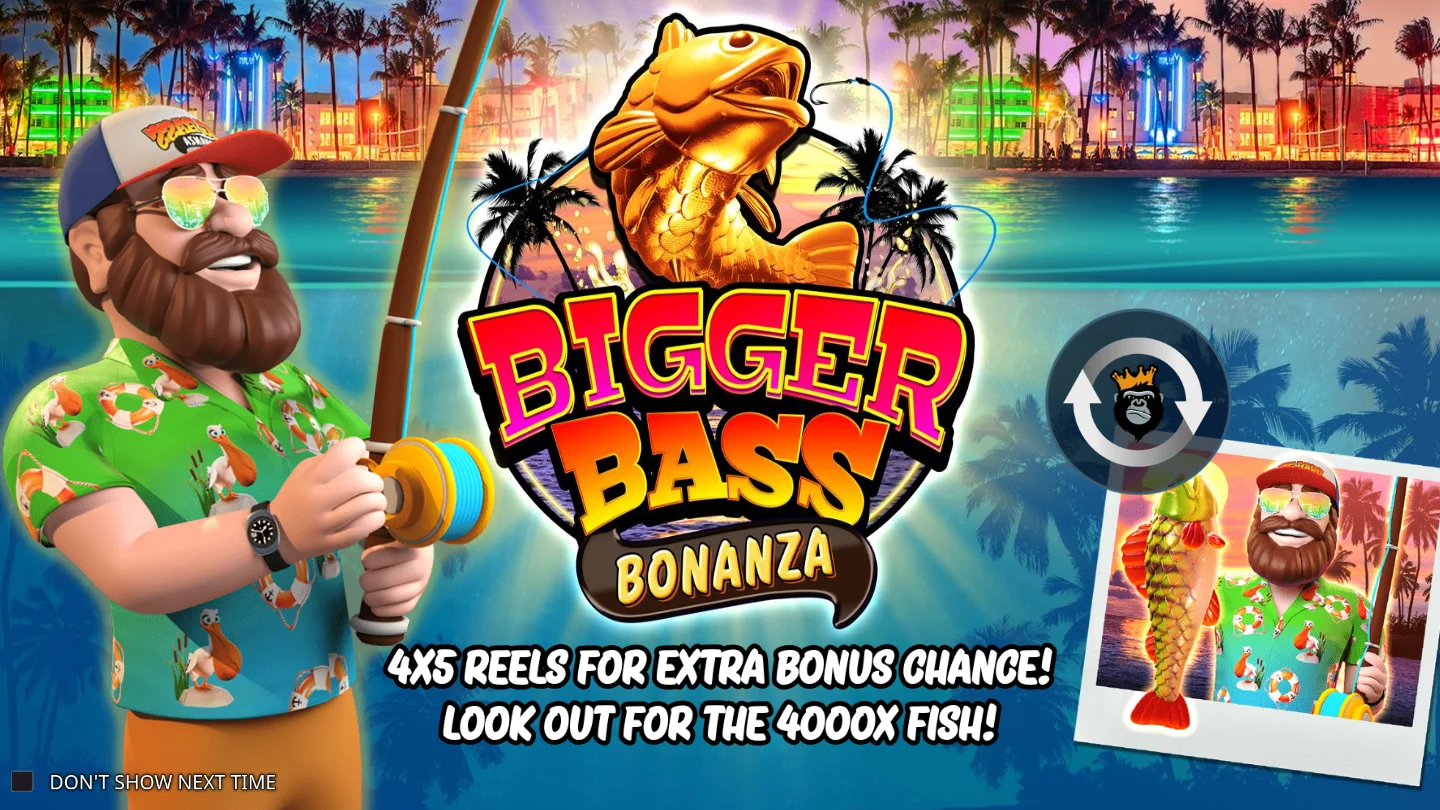 Bigger Bass Bonanza: Titelmotiv der offiziellen Demo