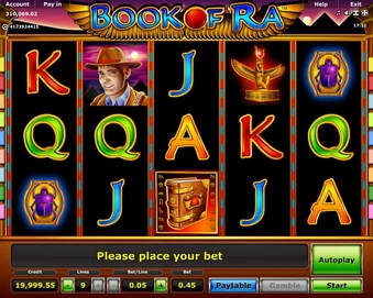 Offizielles Spielbild von Book of Ra