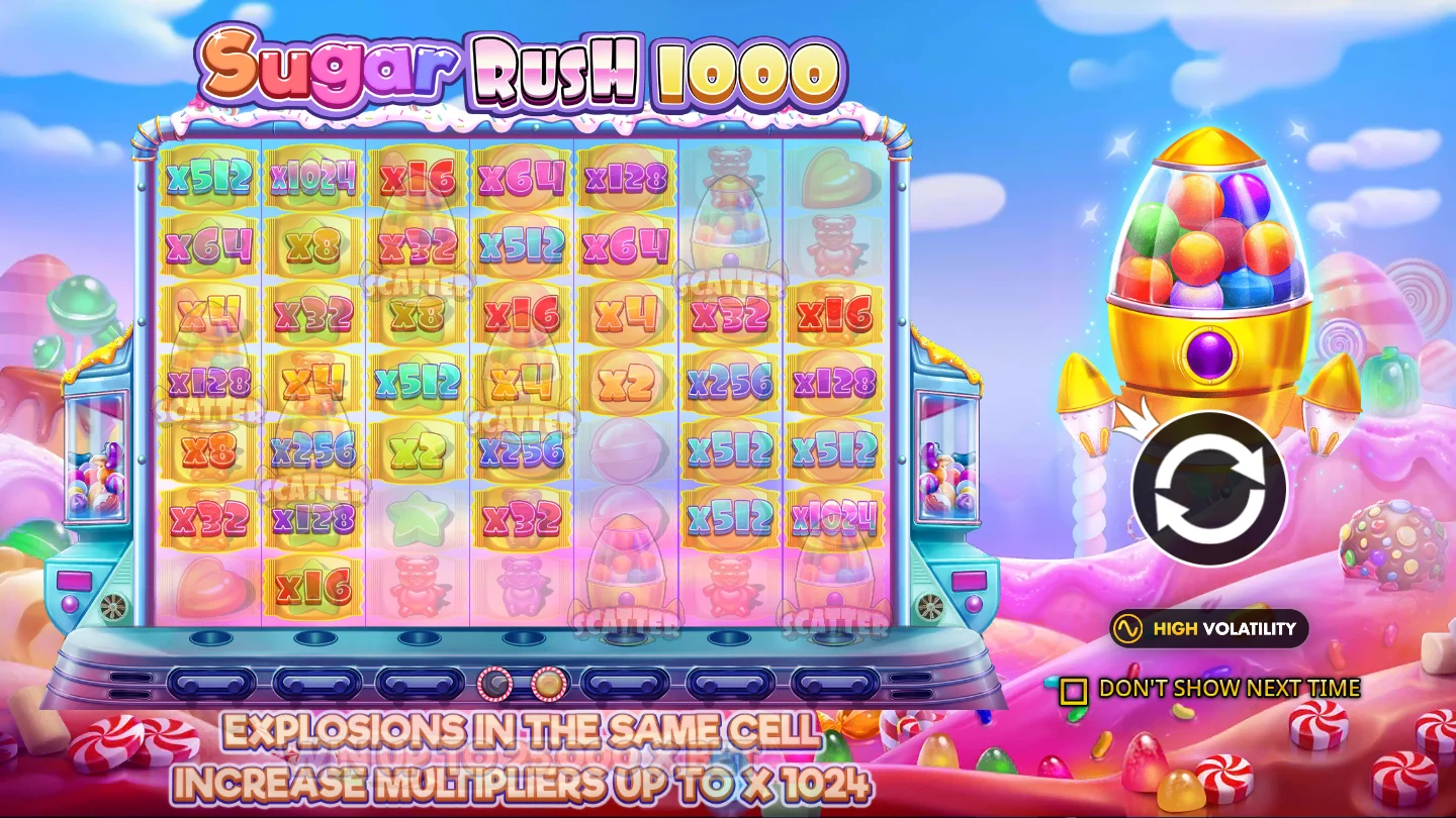Sugar Rush 1000: Titelmotiv der offiziellen Demo