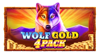 Offizielles Spielmotiv von Wolf Gold 4 Pack