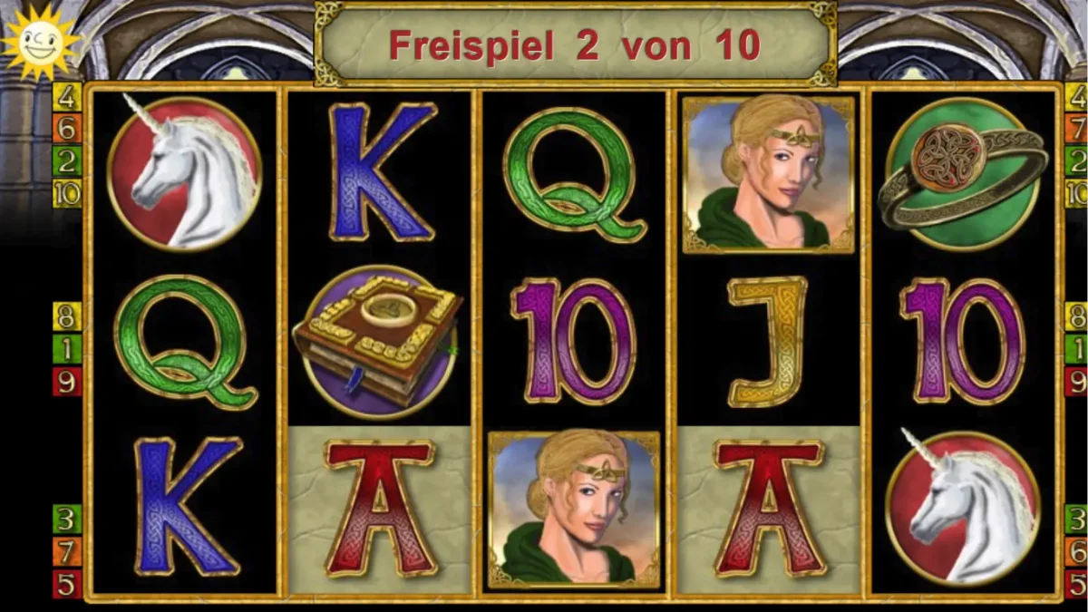 Magic Mirror: Freispielrunde mit dem ausgewählten Spezialsymbol