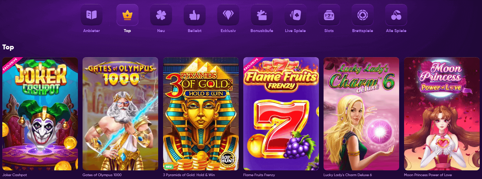 Kingmaker Casino Spiele
